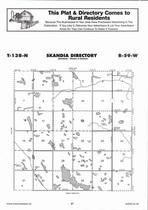 Skandia Township, Spring Creek, Directory Map, Barnes County 2007